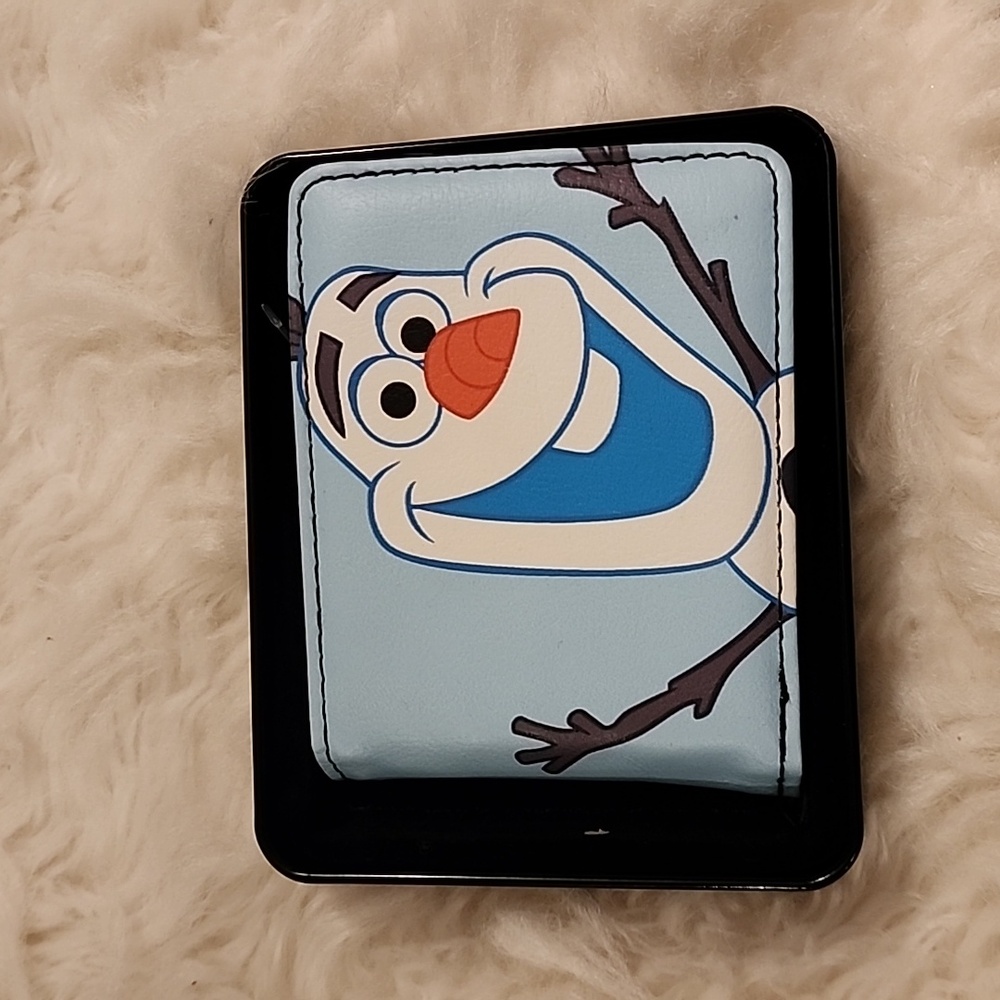 Disney Wallet  Frozen Olaf Face Character Close-Up Light Blue